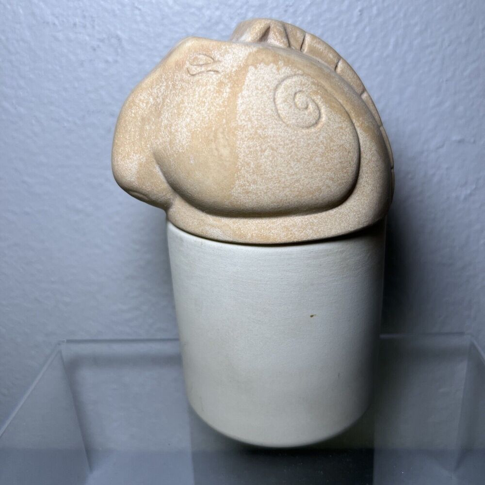 Giorgio Sant Angelo Perfume Oil Diffuser Decanter Pegasus Vintage Art Ceramic